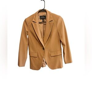 Banana Republic Women's Tan Single-Button Blazer